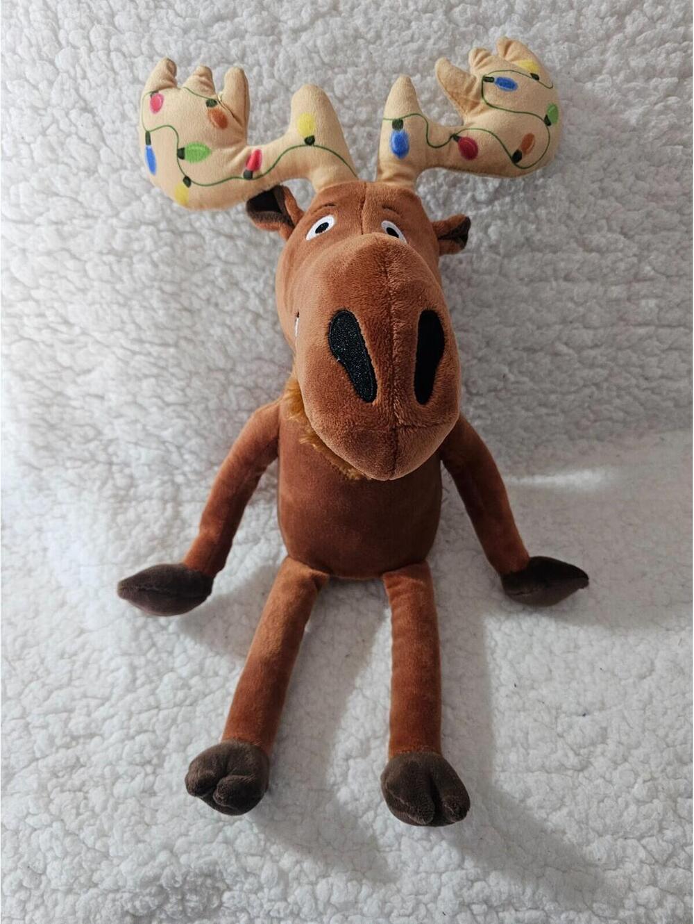 2024 Kohl's Cares Elmore The Christmas Moose Plush Toy Brown 17" Stuffed Animal